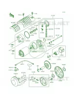Starter Motor pour Kawasaki Zephyr