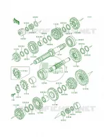 Transmission pour Kawasaki Zephyr
