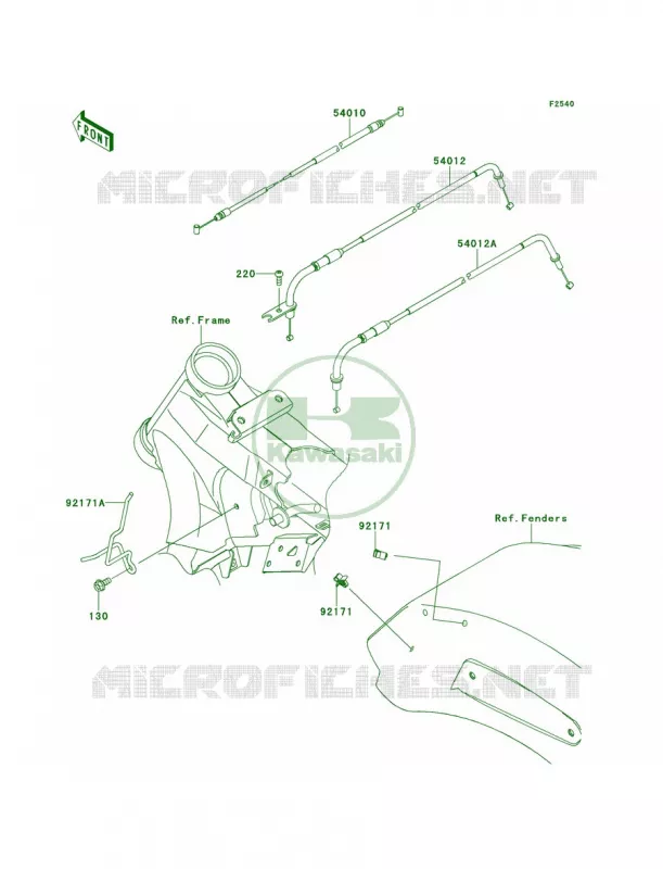 Cables Kawasaki MOTOS 1700 2014 Vulcan 1700 Nomad ABS  VN1700DEF