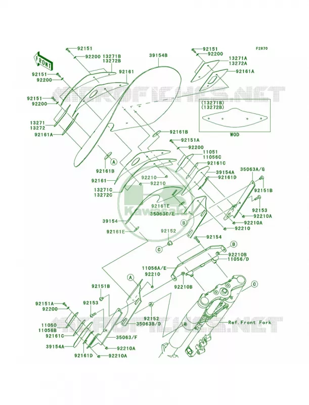 Cowling Kawasaki MOTOS 1700 2014 Vulcan 1700 Nomad ABS  VN1700DEF